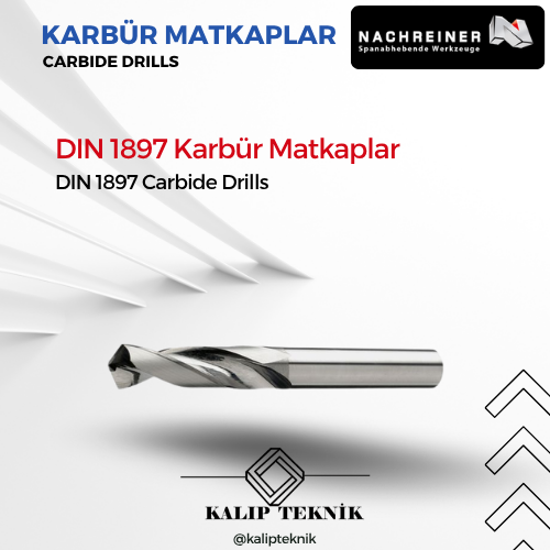 DIN 1897 Karbür Matkaplar